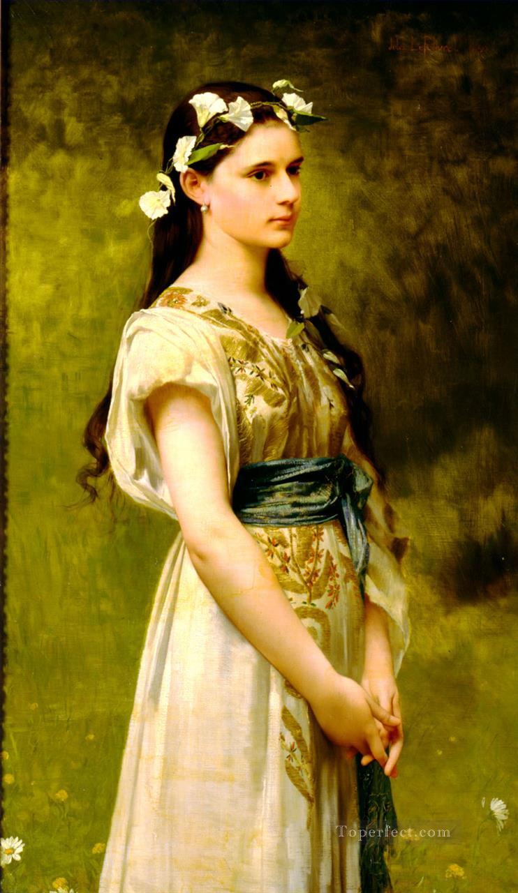 Retrato de Julia Foster Ward Jules Joseph Lefebvre Pintura al óleo